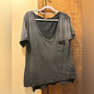 Women’s Gray V-neck